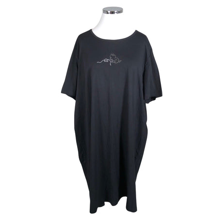 Unisex Ulla Popken - Nightshirt, size 54 - Black ()