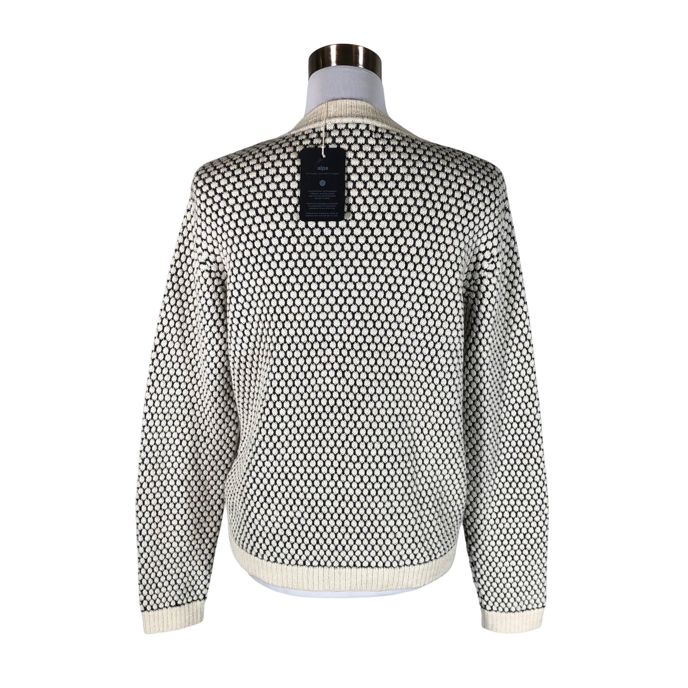 Unisex Alpa - Cardigan, size 38 - Natural white (2)