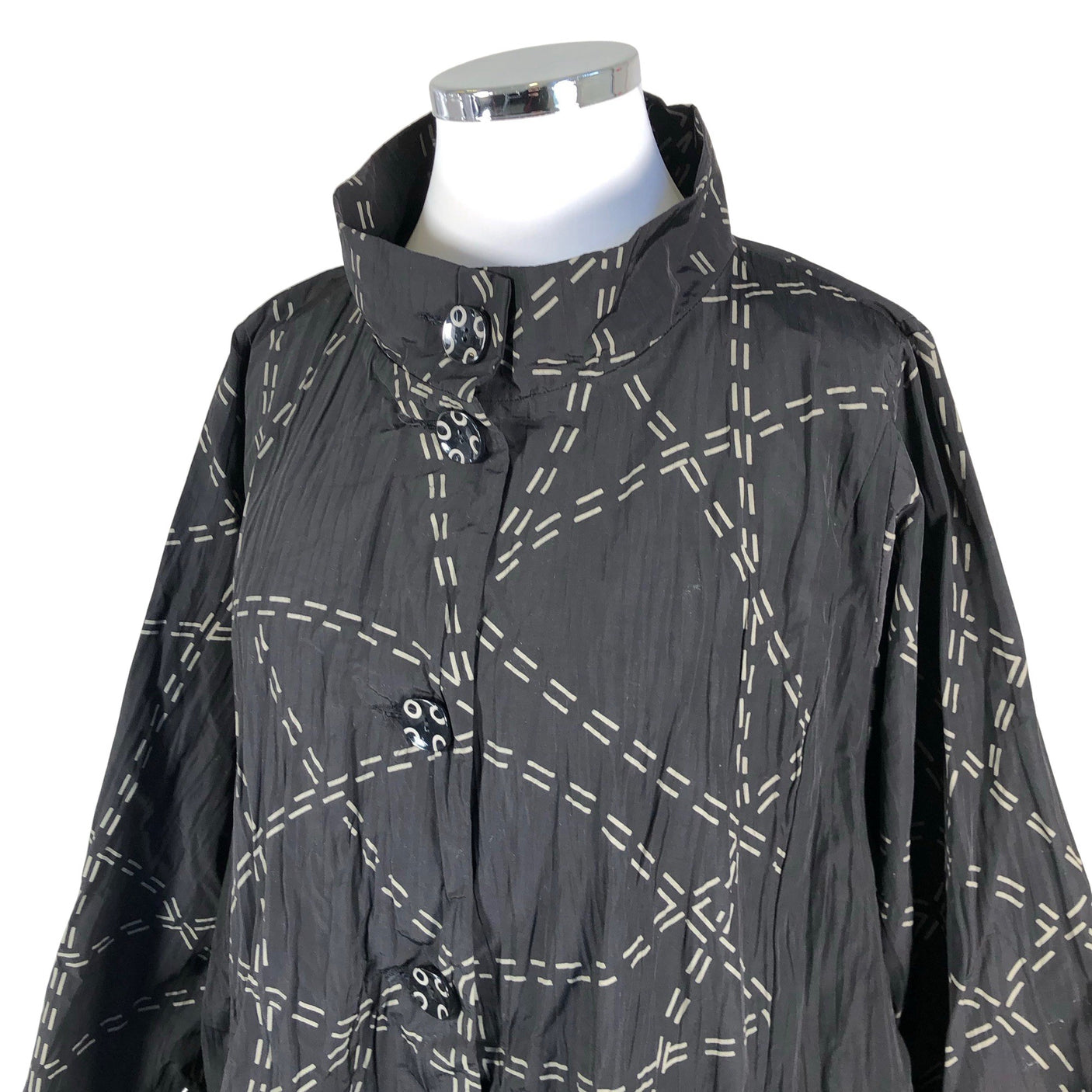 Unisex Aino - Trench coat, size 40 - Black (3)