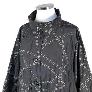 Unisex Aino - Trench coat, size 40 - Black (3)