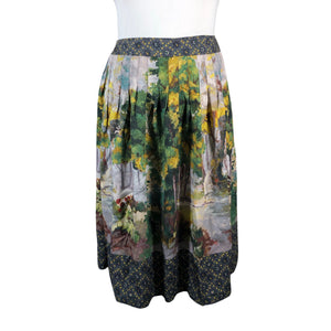 Unisex Thought - Fabric skirt, size 42 - Green (1)