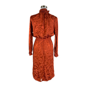 Unisex Hálo - Schiffon dress, size 36 - Orange (2)
