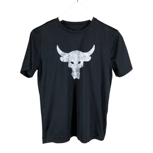 Unisex Under Armour - Sports shirt, short sleeve, size 158 - 164 - Black (1)