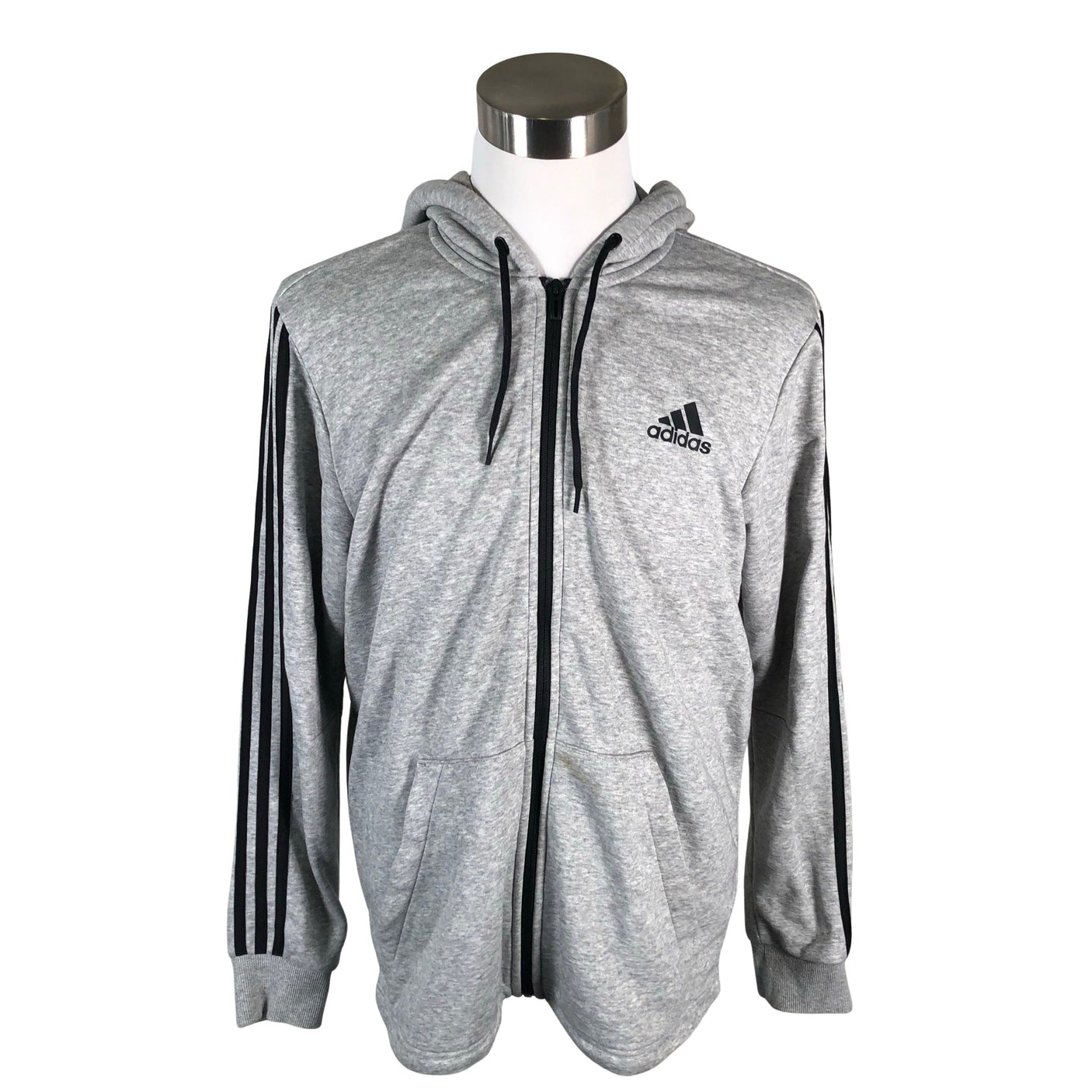 Unisex Adidas - Hoodie, size L - Gray (1)