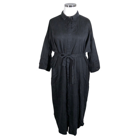 Unisex Papu - Schiffon dress, size 42 - Black ()