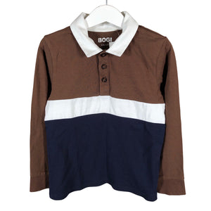 Unisex Bogi - Tricot shirt, size 116 - 122 - Brown (1)