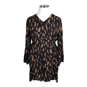 Unisex Cut & Pret - Schiffon dress, size 46 - Black (1)