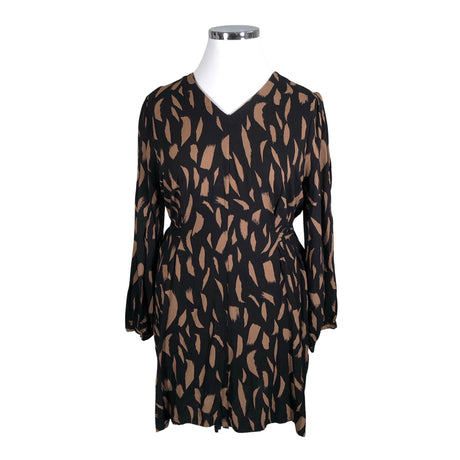 Unisex Cut & Pret - Schiffon dress, size 46 - Black ()