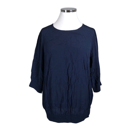 Unisex Zizzi - Short-sleeved blouse, size 46 - Blue ()