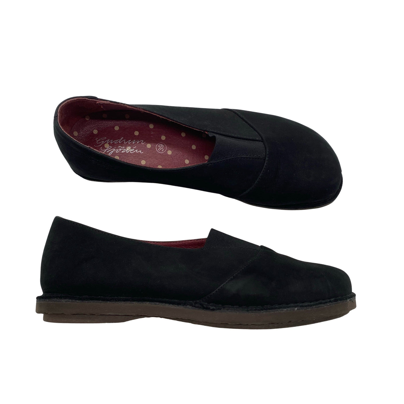 Unisex Gudrun Sjöden - Loafers, size 39 - Black (1)