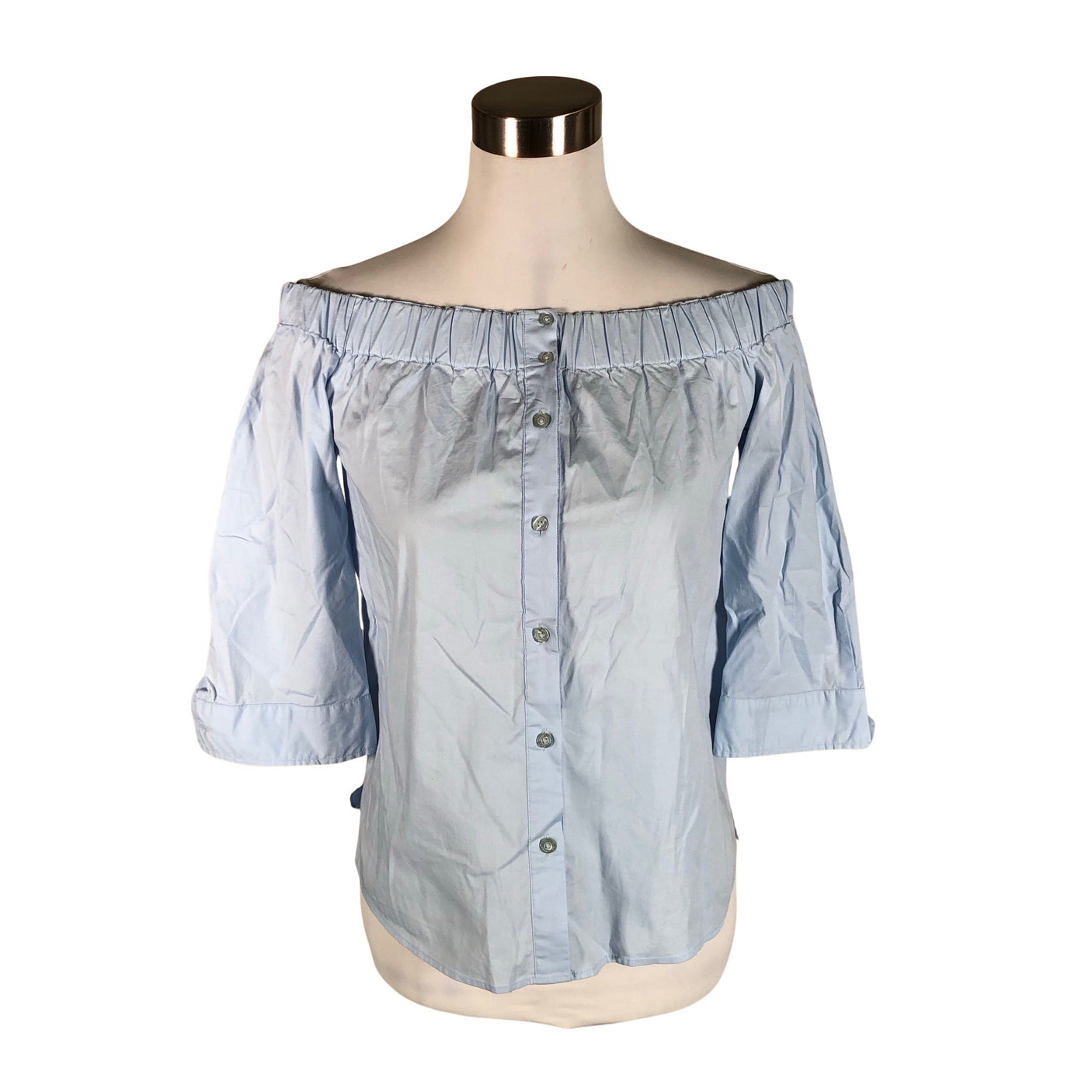 Unisex Hugo Boss - Short-sleeved blouse, size 36 - Light blue (1)