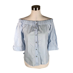 Unisex Hugo Boss - Short-sleeved blouse, size 36 - Light blue (1)