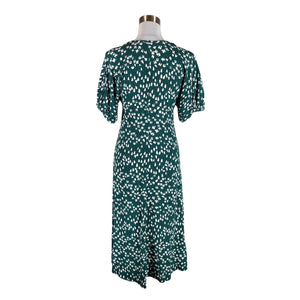 Unisex Marimekko - Schiffon dress, size 34 - Green (2)