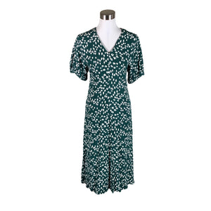 Unisex Marimekko - Schiffon dress, size 34 - Green (1)