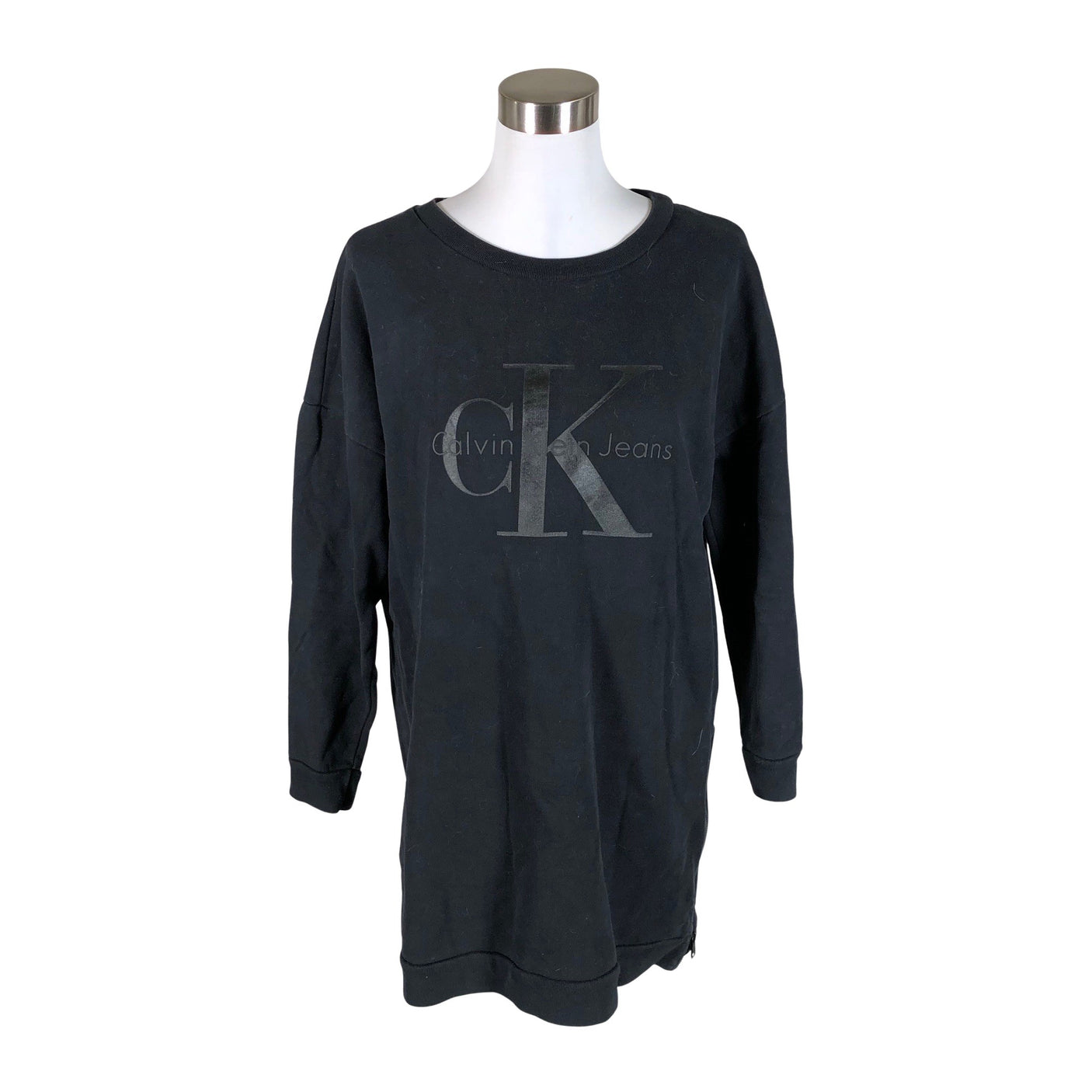 Unisex Calvin Klein Jeans - Sweatshirt tunic, size 38 - Black (1)