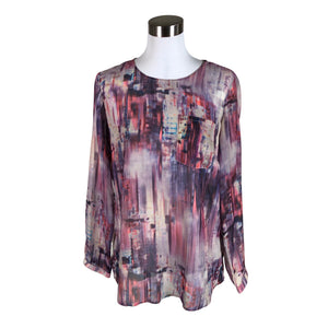 Unisex Tom Tailor - Blouse, size 40 - Violet (1)