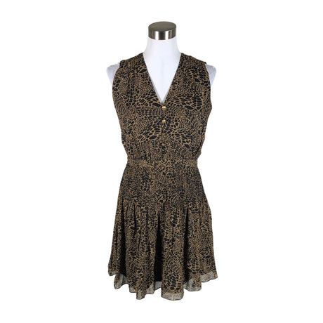 Unisex Diane von Furstenberg - Schiffon dress, size 38 - Brown ()