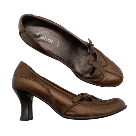 Unisex Gabor - High heels, size 38 - Brown ()