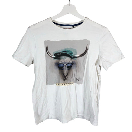 Unisex IKKS - T-shirt, size 158 - 164 - White ()