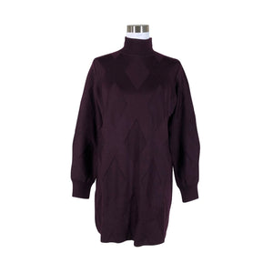 Unisex COS - Knit tunic, size 40 - Wine red (1)