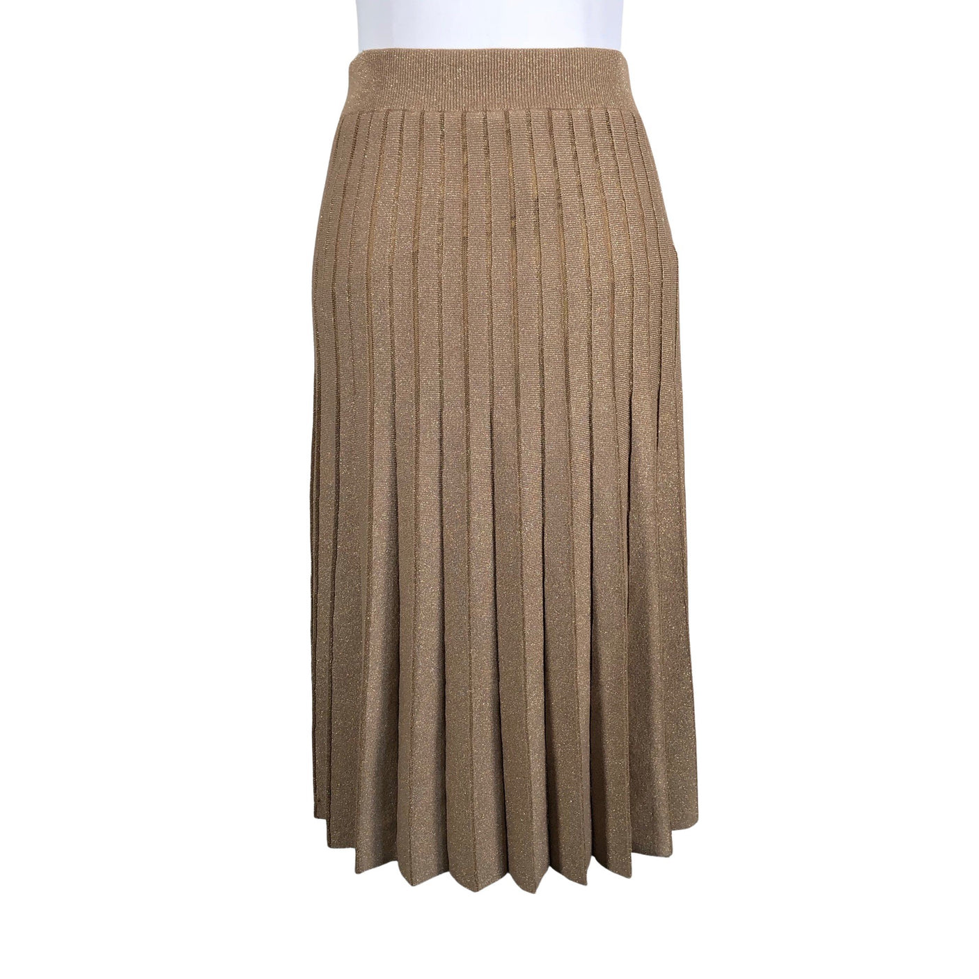 Unisex Twinset - Pleated skirt, size 36 - Beige (2)