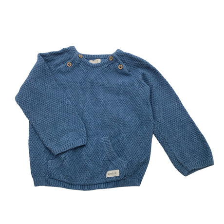 Unisex Newbie - Sweater, size 74 - 80 - Blue ()