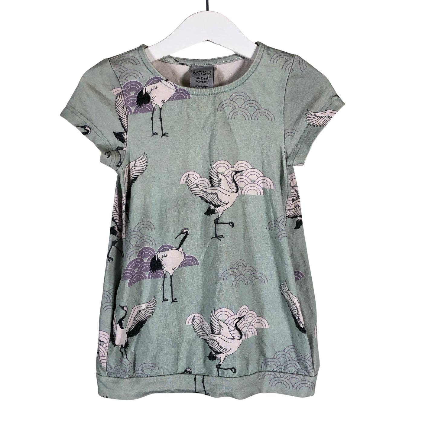 Unisex NOSH - Tricot dress, size 86 - 92 - Green (1)