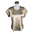 Unisex Finnsön - Short-sleeved blouse, size 38 - Beige ()