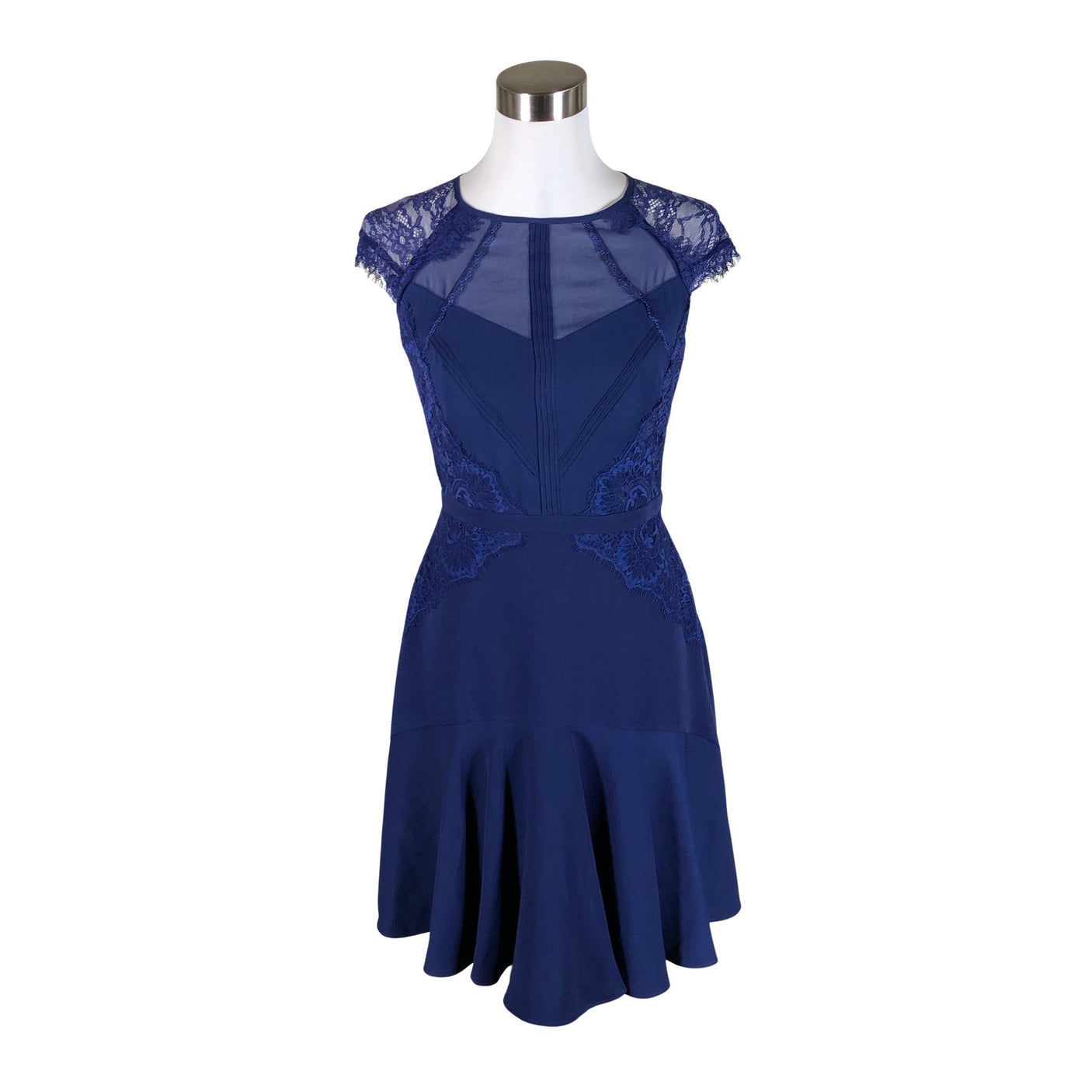 Unisex Coast - Schiffon dress, size 36 - Blue (1)