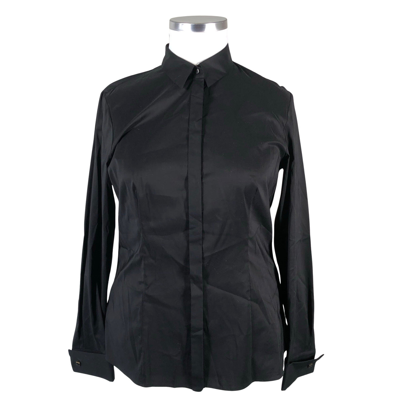 Unisex Hugo Boss - Collared shirt, size 42 - Black (1)