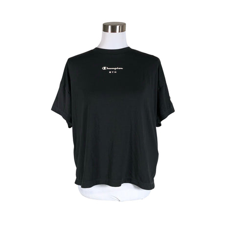 Unisex Champion - T-shirt, size 36 - Black ()
