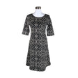 Unisex Cream - Knit dress, size 38 - Black ()