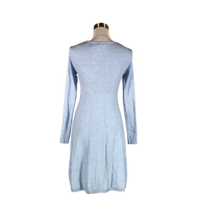 Unisex Fransa - Knit dress, size 36 - Light blue (2)