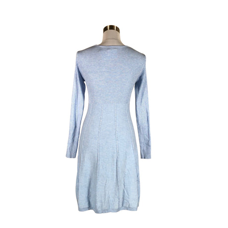 Unisex Fransa - Knit dress, size 36 - Light blue (2)