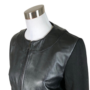 Unisex Max&Co - Leather jacket, size 38 - Black (3)