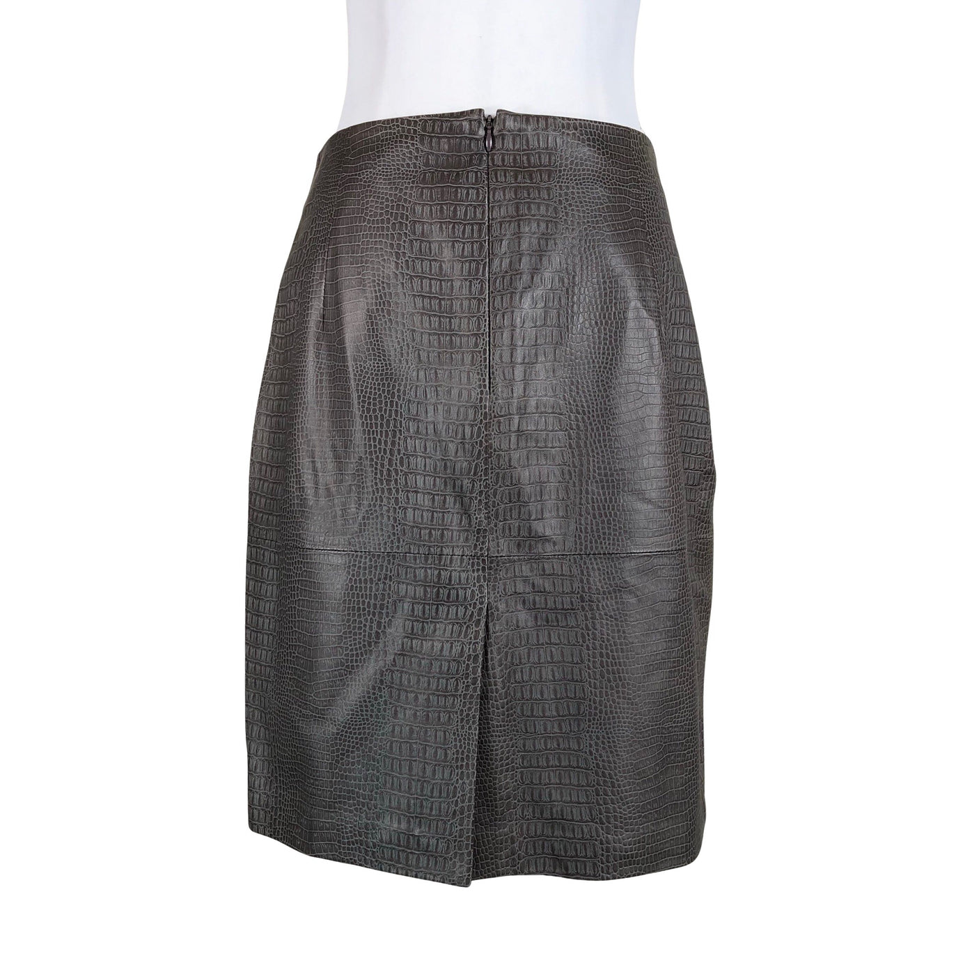 Unisex Ril's - Leather skirt, size 36 - Gray (2)