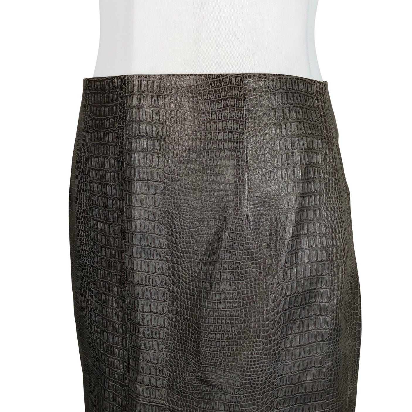 Unisex Ril's - Leather skirt, size 36 - Gray (3)