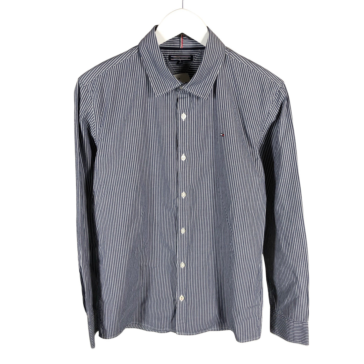 Unisex Tommy Hilfiger - Collared shirt, size 170 - 176 - Gray (1)