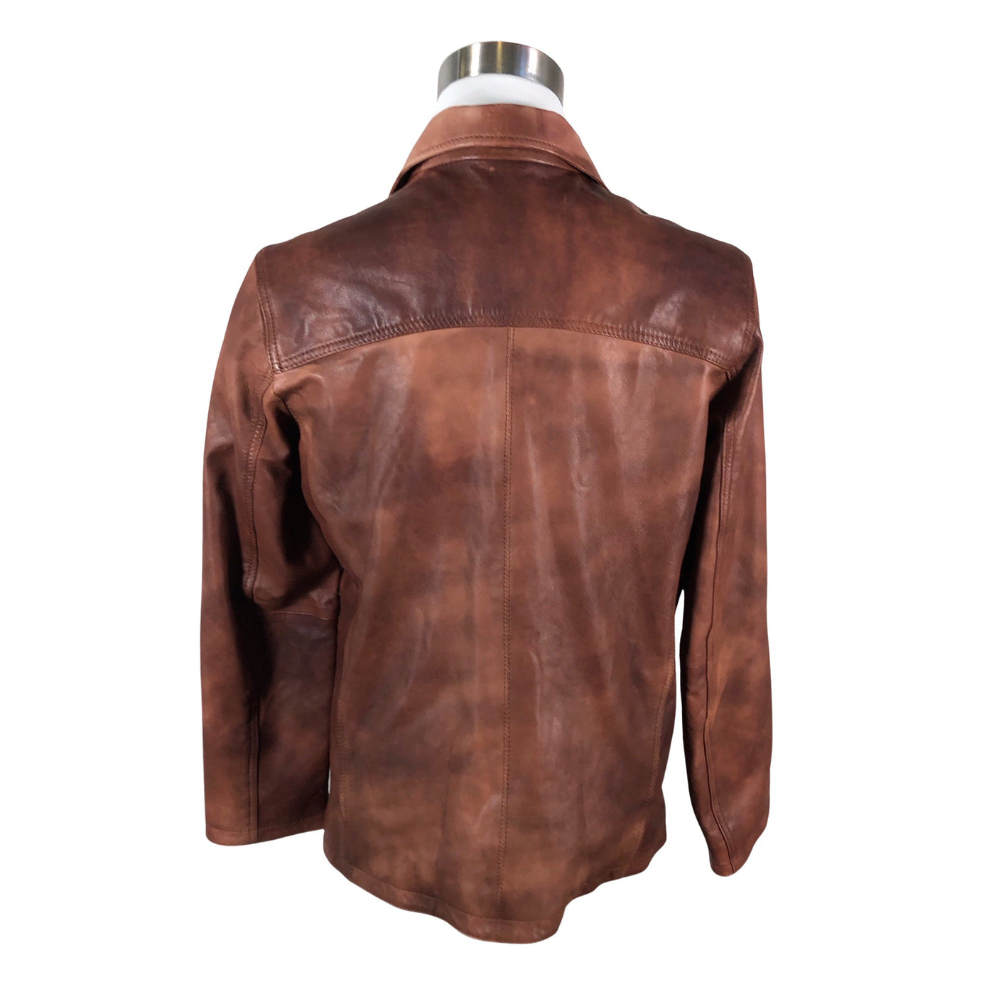 Unisex Marlboro Classics - Leather jacket, size M - Brown (2)