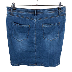 Unisex Your Face - Denim skirt, size 42 - Blue (2)