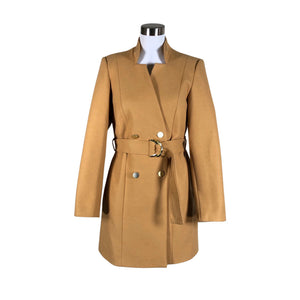 Unisex Inside - Wool coat, size 40 - Brown (1)