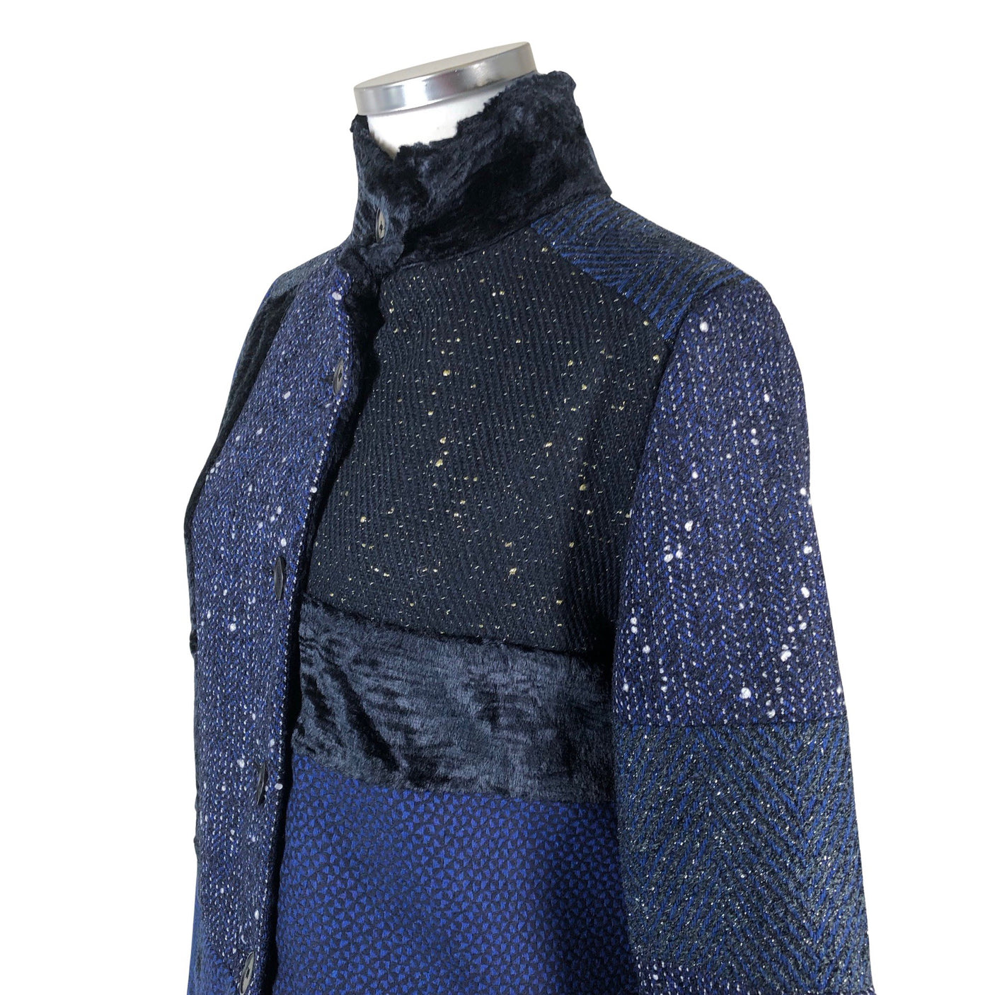 Unisex Desigual - Wool coat, size 44 - Blue (3)