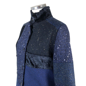 Unisex Desigual - Wool coat, size 44 - Blue (3)