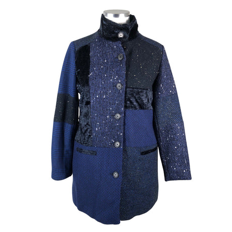 Unisex Desigual - Wool coat, size 44 - Blue ()