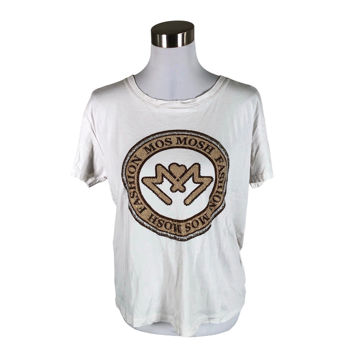 Unisex Mos Mosh - T-shirt, size 38 - White (1)