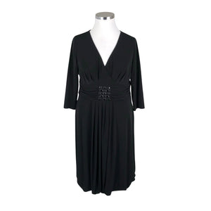 Unisex Vera Mont - Tricot dress, size 44 - Black (1)