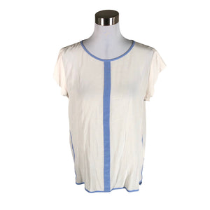 Unisex Marc Cain - Short-sleeved blouse, size 40 - Natural white (1)