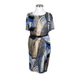 Unisex Andiata - Schiffon dress, size 42 - Light pink ()