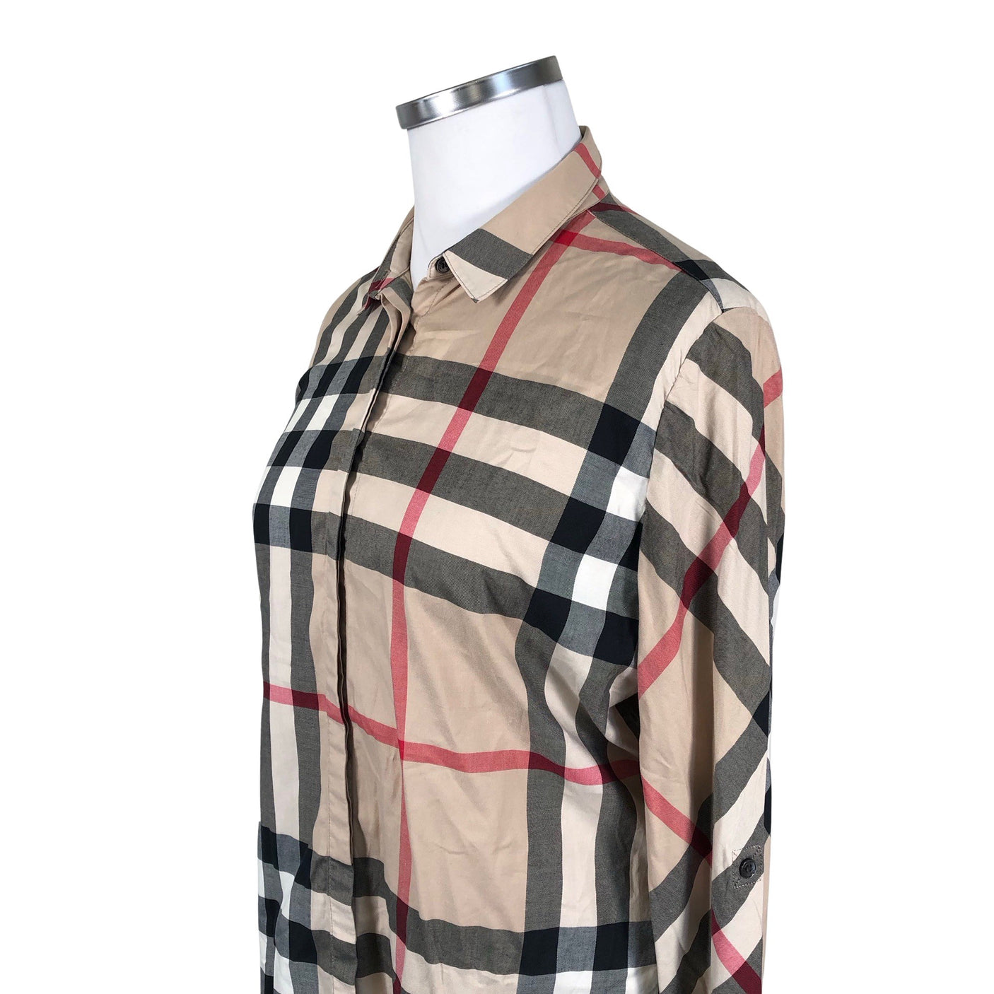 Unisex Burberry Brit - Collared shirt, size 42 - Beige (3)