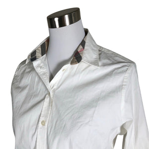 Unisex Burberry Brit - Collared shirt, size 40 - White (2)